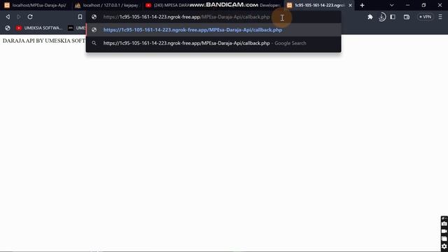 6. Getting STK Push Callback Data on localhost - LIPA NA MPESA DARAJA API FULL COURSE IN PHP смотреть онлайн