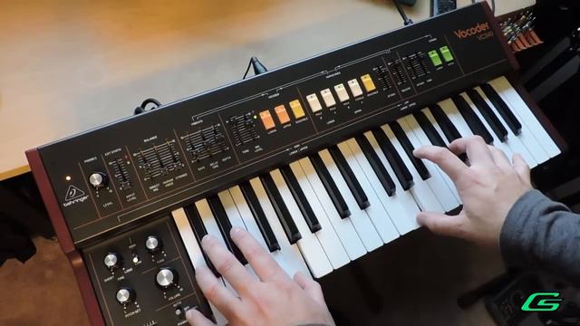 Behringer VC340 Vocoder USER REVIEW Synthesizer смотреть онлайн