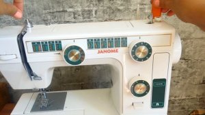 Как заправить швейную машинку janome. Sew mashine Janome