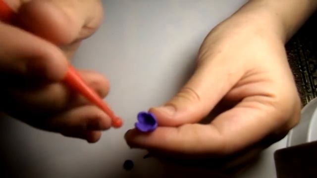 Моя техника лепки цветков сирени. смотреть онлайн