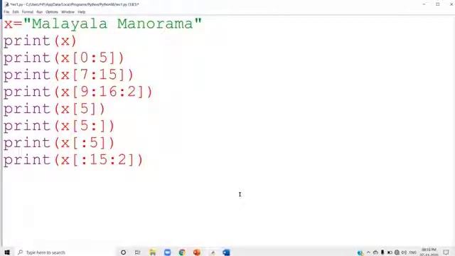 CS11 Chapter 06 Strings in Python Video 03 String Slicing смотреть онлайн
