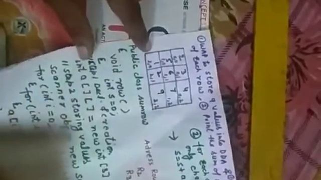 DDA Class 10 Java program sum each row & col смотреть онлайн