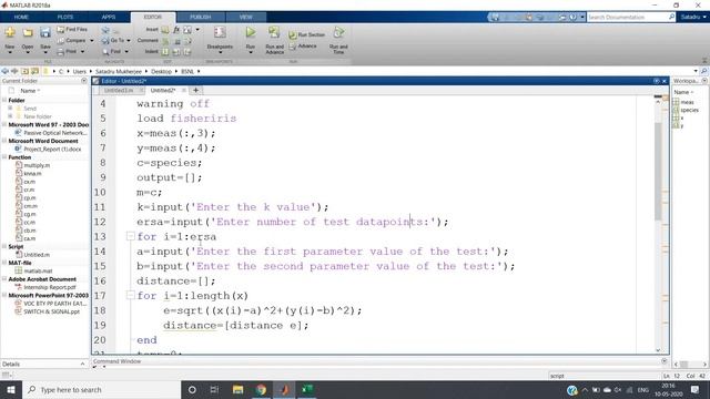 Building a k-Nearest Neighbor algorithm with the Iris dataset | MATLAB смотреть онлайн