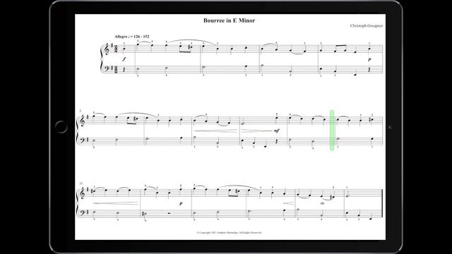 Bourrée in E Minor, GWV 827 by Christoph Graupner смотреть онлайн