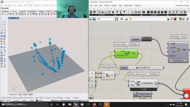1001 GRASSHOPPER DEFINITIONS (018/1001) PARAM NODES: PRIMITIVES- KUKA|prc COMMANDS смотреть онлайн