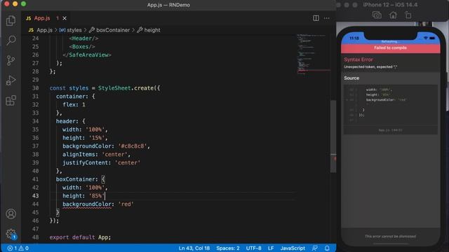 React Native: Create A Simple Responsive Layout смотреть онлайн