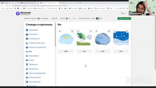 Räägi minuga. Семинар о возможностях Sõnaveeb. Елена Каллас ( Eesti Keele Instituut) смотреть онлайн
