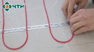 Монтаж теплого пола электрического под плитку  Укладка нагревательного кабеля