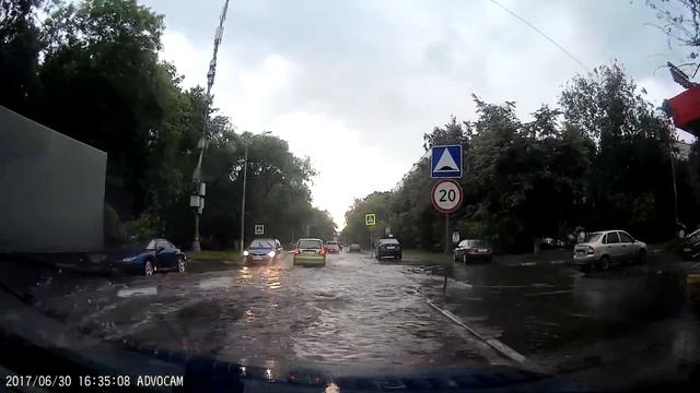 Потоп 30 июня 2017 года в Москве