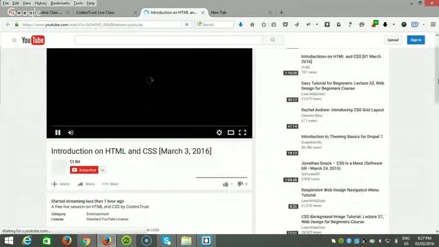 Introduction on HTML and CSS [March 3, 2016] смотреть онлайн