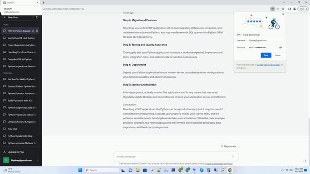 Is rewriting a PHP app into Python a productive step смотреть онлайн