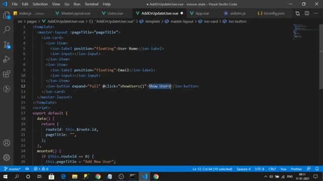 Ionic & Vue Sample Application Using Vuex State Management смотреть онлайн