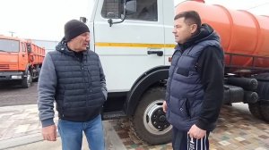 Поздравляем Владимира с покупкой МАЗ Зубренок Ассенизатора, отзывы автосалон Boston!