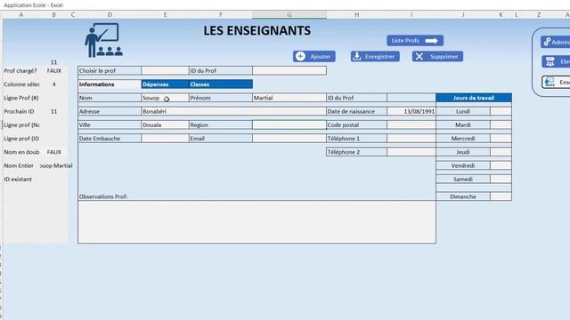 Application De Gestion Scolaire (Tutoriel D'utilisation)