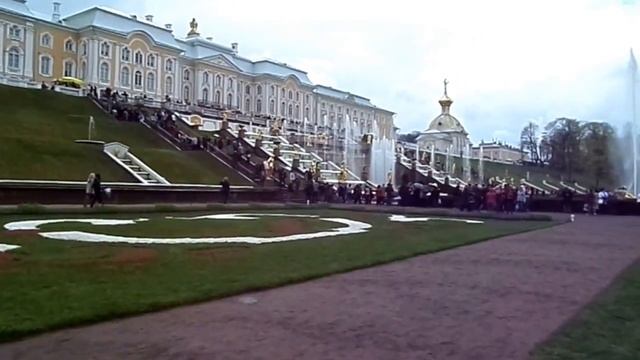 Фонтаны - Нижний парк - Петергоф - Панорама !!! смотреть онлайн