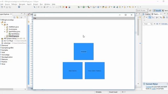 Simple Invoice Data Entry App in Java Swing With Source Code - Intact Abode смотреть онлайн