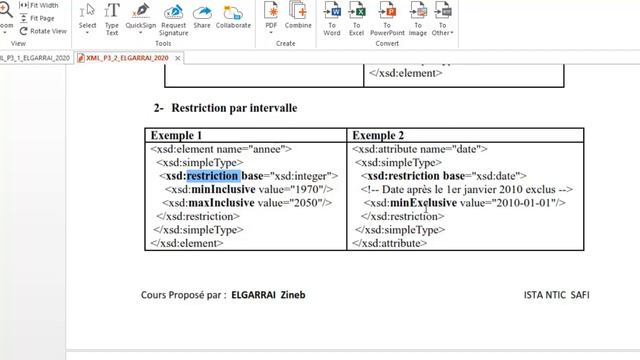 Les schémas XML (XSD) : (Partie 4) #Restrictions смотреть онлайн