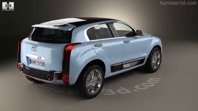 Qoros 2 SUV PHEV 2015 3D model by Humster3D.com смотреть онлайн