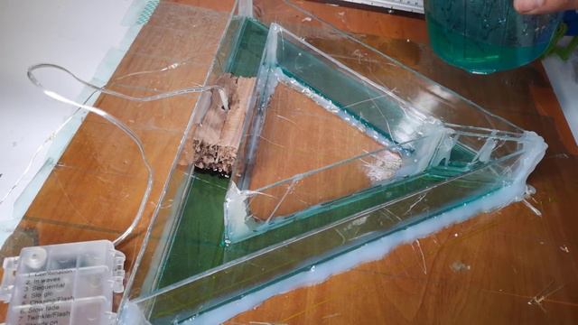 Triangular Epoxy Resin Lamp - Resin Art смотреть онлайн