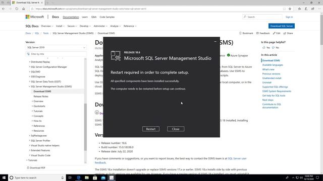 Installing Microsoft SQL Server Management Studio (SSMS) | Installation Series Ep2 смотреть онлайн