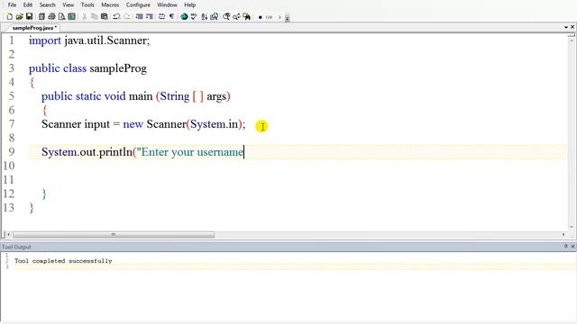 Java Scanner Example смотреть онлайн