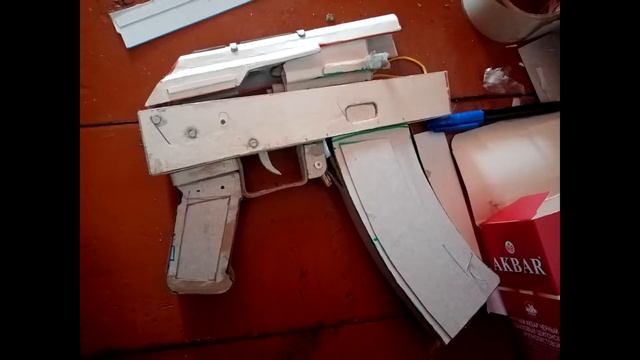 МАКЕТ АВТОМАТА АКС 74 У ИЗ БУМАГИ И КАРТОНА смотреть онлайн