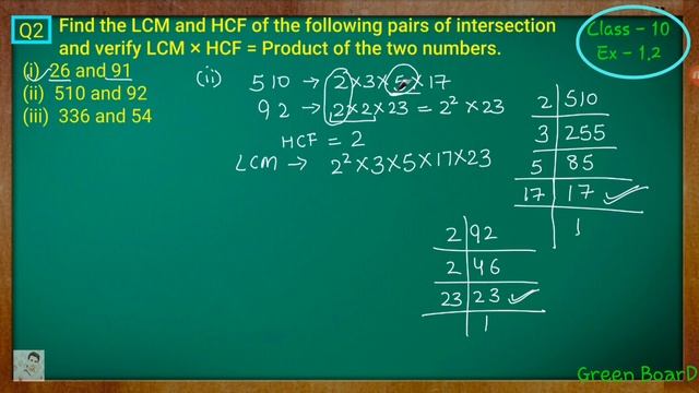 Class - 10th, Ex - 1.2, Q 2 (Real Numbers) NCERT CBSE смотреть онлайн