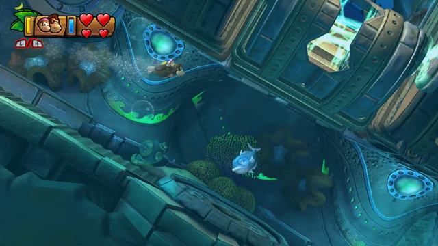 Donkey Kong Country Tropical Freeze: 4-1 Deep Keep [1080 HD] смотреть онлайн