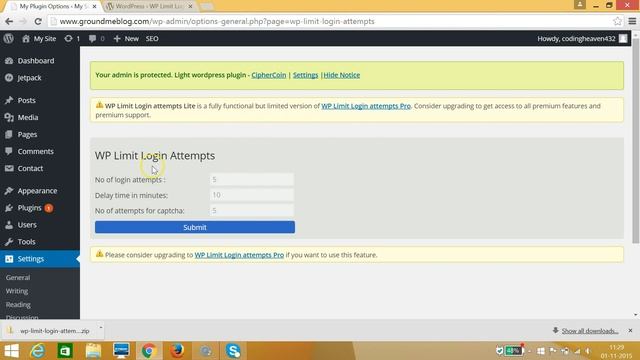 How to Secure Your wordpress Website using WP Limit Login Attempts Plugin? смотреть онлайн