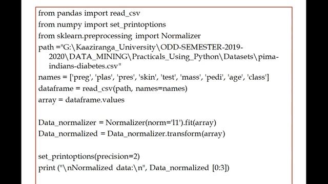 #normalization|#Python|#ML|Data Preprocessing in Machine Learning|Normalization|L1 normalization смотреть онлайн