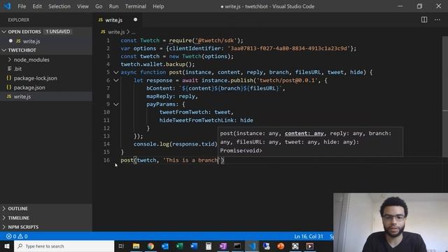 Twetch SDK Part 2 - Write API and Coding a Twetch Bot! смотреть онлайн