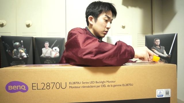 【BenQ 】ゲーミングモニター ディスプレイ EL2870U 開封編　#1 смотреть онлайн