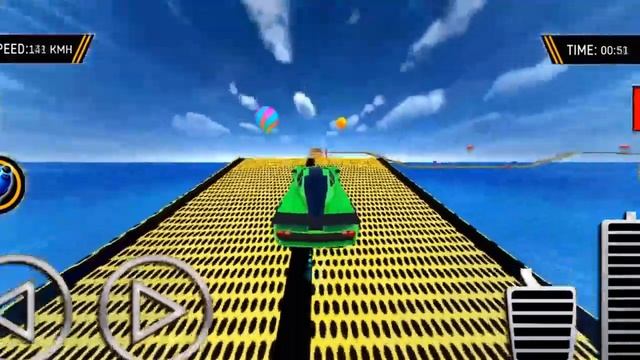 Impossible GT Car Mega Tracks Races 3D. Muscle Car Stunt Racing Simulator. Android GamePlay смотреть онлайн