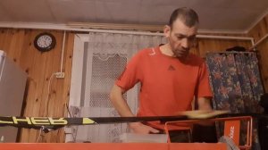 Полировка скользящей поверхности после нанесения эмульсии Фэста-Спорт. Финальный этап.