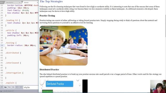 More CSS Learning Activity Part 3 смотреть онлайн