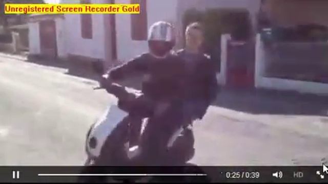 Accident#Crash#with scooter смотреть онлайн