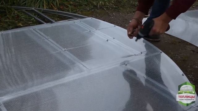 Сборка фронтона теплицы Северная смотреть онлайн