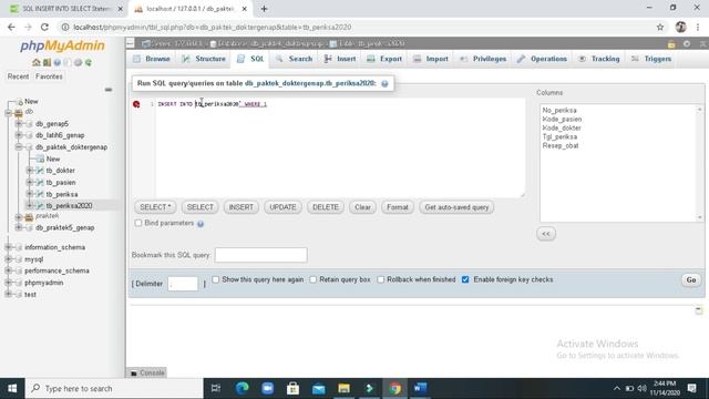 #33 SQL INSERT INTO SELECT смотреть онлайн