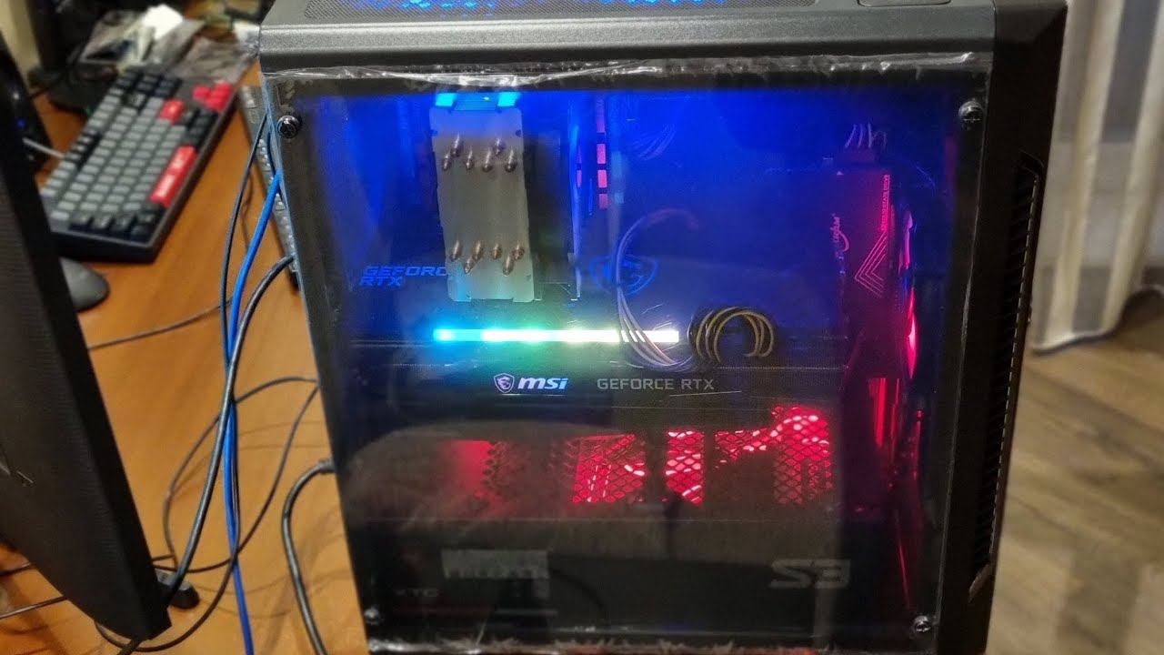 Xeon E5-2650v4 + Huananzhi X99 QD4 + RTX 3060TI  Win10 + Linux Mint  Тест ПК