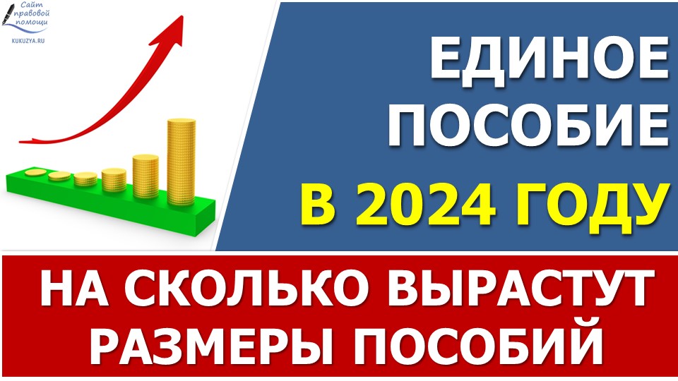 ⚡На сколько вырастут размеры ЕДИНОГО ПОСОБИЯ в 2024 году⚡ смотреть онлайн