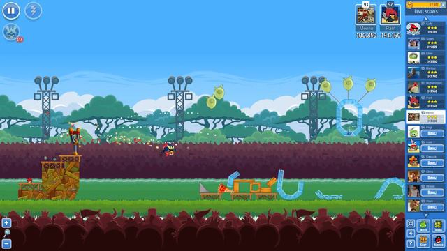 Angry Birds Friends Tournament Week 72 Level 1 High Score 145k (Power-ups) (PC) смотреть онлайн