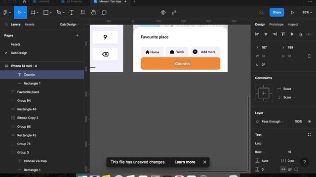 Ride Sharing App Figma Design смотреть онлайн