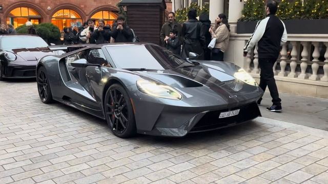 Supercars in London December 2023 (evija, senna, Ford gt, 765lt, 812 comp) смотреть онлайн