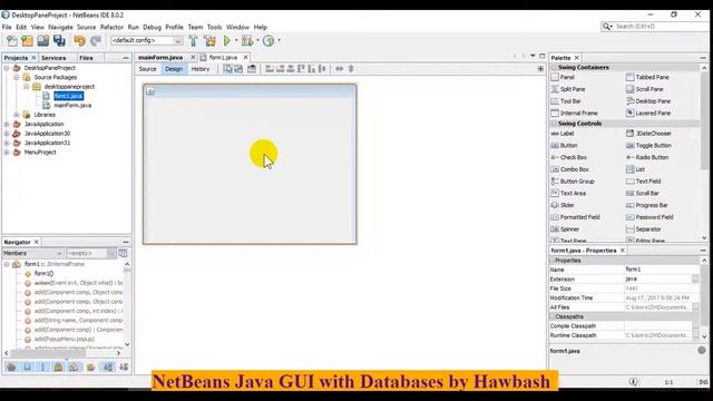 #27 Java GUI: Desktop Pane and Internal Frame in Java смотреть онлайн