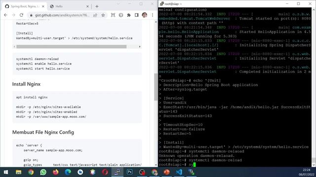 Setting Let’s Encrypt, Nginx, Spring Boot pada Ubuntu Server смотреть онлайн