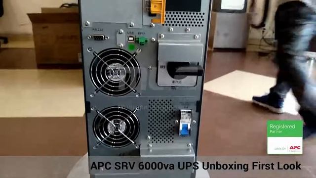 APC Easy UPS SRV 6000VA 230V SRV6KI Unboxing. смотреть онлайн