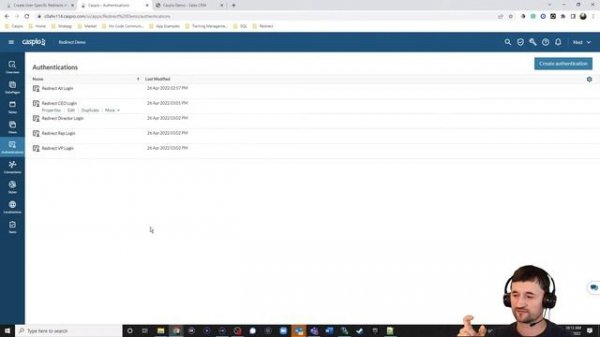 Caspio Live: Create User-Specific Redirects After Login