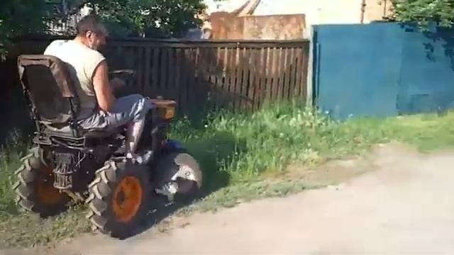 Минитрактор из мотоблока кентавр своими руками!!! смотреть онлайн