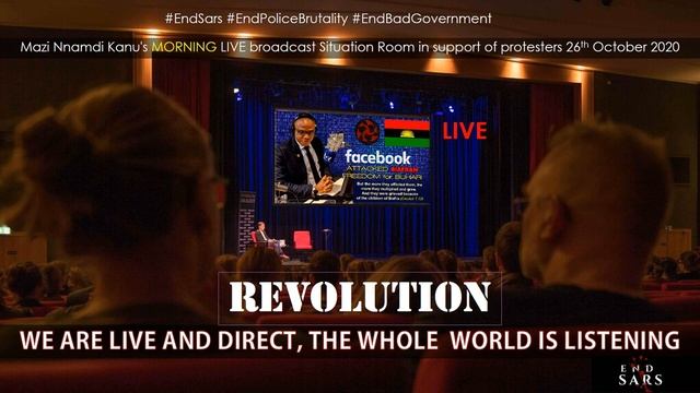REVOLUTION: Mazi Nnamdi Kanus Morning LIVE Broadcast, Situation Room - 26th October 2020 смотреть онлайн