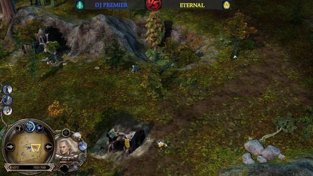 The Clash between Elves & Dwarves - LotR: BFME2 RotWK 2.02 v8.3 - The Battle for Middle-Earth II смотреть онлайн